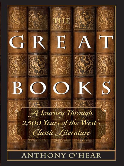 Title details for The Great Books by Anthony O'Hear - Wait list
